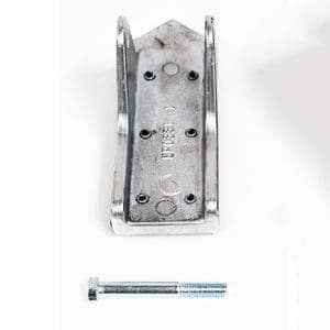 Swivel shoe mounting bracket replacement part with hardware