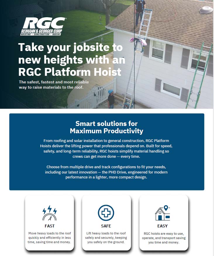 Platform hoist brochure cover thumbnail